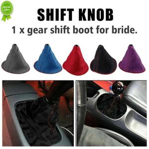 アクセサリー新しいBartoouniversal JDM Style Bride Recaro Hyper Fabric Shift Knob Boot Cover Shifter Lever Collars Auto Inter Accessories SFN059