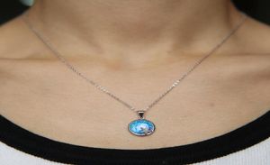 Latest Dropshaped and Star Necklace Pendant 100 925 Sterling Silver Fine Jewelry Blue Fire Opal Gem Summer Beach Jewelry Gifts Q5987435