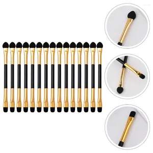 Make-up-Pinsel, 15 Stück, Lidschattenpinsel, Damen, Einweg-Applikator, Augen, Kunststoff-Stick, Miss-Schaum-Schwamm