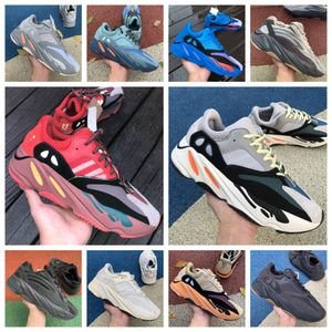 Tasarımcı 700v3 Erkek Kadın Günlük Koşu Ayakkabıları 700 Katı Gri Kil Kahverengi Sol Fade Tuz Karbon Hi Res Res Resmen Kırmızı Mavi Krem Krem Üçlü Siyah Vanta Mens Trainer Sneaker Boyut