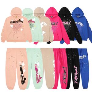 designerski pająk bluzy pullover sp5der Young Thug 555555 Angel Hoodies Women Habaty Haftowa luźna bluza z długim rękawem Y2K Joggers Rozmiar S-xl wdo5