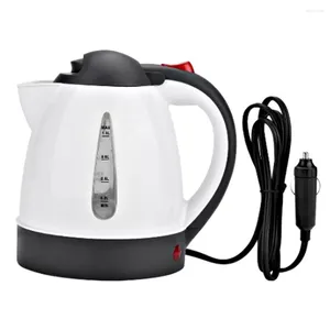 Water Bottles 1000 ML Car Kettle Portable Heater Auto Shut-Off 12/24 V Tea Coffee Large Capacity Fast Boiling For Travel Home