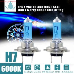 New 1/2pcs Lamp Light Effect Hid 12v Bulb Car Lamps H7 LED 100W 6000K Xenon Hid Super White Effect Look Headlight Lamp Light