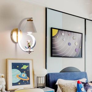 Wall Lamp Children's Moon Lights For Home Kids Girl Boy Surprise Gift Sconce Living Room Decoration Loft Beside Lamps