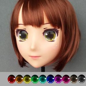 Traje (dmeye43) resina japão anime role play cos kigurumi cosplay máscara unissex lolita crossdressing bjd máscaras olhos personalizados