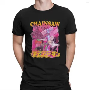 Magliette da uomo Chainsaw Man Denji Power Anime Hip Hop TShirt Warrior Camicia casual Roba per uomo Donna