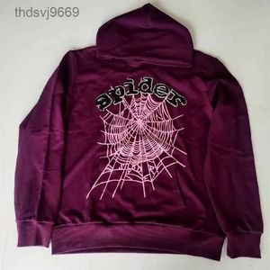 Sweatshirt Sp5der Hoodie Young Thug Spider for Men and Women Free Shipping Printed Spiderweb Sportswear Designer Eu S-xl Kxtj