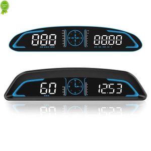 Compass 2022 GPS HUD Auto Speedometr Głowica Up Display Smart Digital Alarm Przypomnienie Miernik Akcesoria elektroniki samochodowej dla wszystkich samochodów