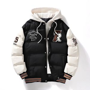 2023 Winter High Quality Cotton padded Jacket Men s Large Street Clothing Coat 231226