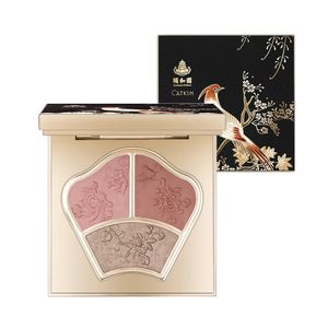 CATKIN Powder Blush Pink Nude Eyeshadow Palette Cheek Highlighter Makeup Palette 231227