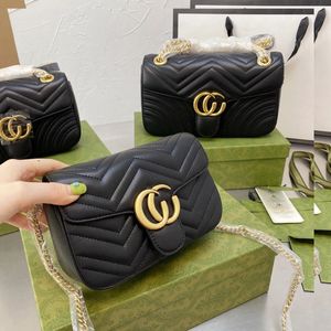 디자이너 Marmont Bag Crossbody Shoulder Designers Bags 고급 핸드백 패션 체인 메신저 백 클래식 다목적 여성 지갑