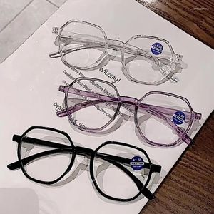 Sunglasses Unisex Round Polygon Glasses For Women Men Frame Read Nearsighted Eyewear Glasses1.0 1.5 2.0 2.5 3.0 3.5 4.0