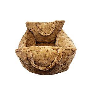 Designer Autumn/Winter Dog Bed Car Nest Brown Red Brown Classic Letter Detachable and Washable Pet Nest Teddy Schnauzer Pet Dog and Cat Nest