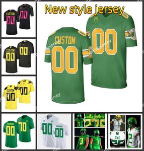 NCAA College Oregon Ducks Football Jerseys Bo Nix Sean Dollars Troy Franklin Justin Flowe Noah Sewell Justin Herbert Kayvon Thibodeaux Mark 2024 New Style Jersey