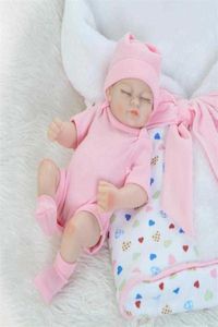 Reborn Bebekler Tam Silikon Vücut Yeniden doğmuş bebek bebek uyku kızlar Banyo Kilitimli Gerçek Bebe Brinquedos Reborn Bonecas29315806468