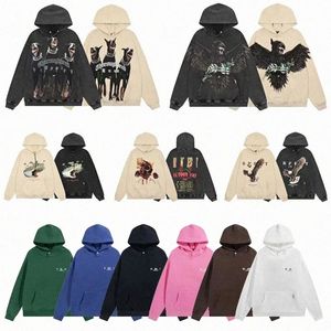 Mens Hoodie Sweatshirts Hoodie Tasarımcı Mektubu Baskı Sokak Giyim Hoody Top Sıradan Amerikan Trend Uzun Kollu Gevşek Çift