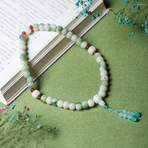 Strand Chinese Handicraft Half Mountain and Water Goddess Two Circle Tee Style Single Handstring Ball Shape