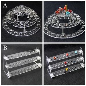 Sundries akrylowy wyświetlacz przezroczysty stojak Uchwyt podstawowy Vape Rack Box Pokaż obudowę dla 510 810 Nić kroplówki