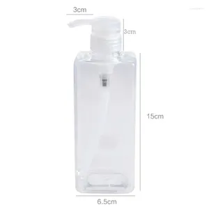 Liquid Soap Dispenser Bathroom Press Soild Body Lotion Wash Transparent 600ml Hand S Cosmetics Bottle