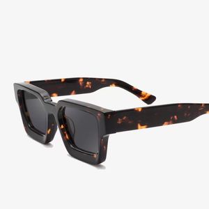 Hot Square Acetate Sunglasses Custom LOGO Luxury Polarizing Sun Glasses Men TAC Polarized Shield 1439S
