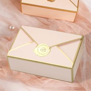 10/20pcs Envelope Candy Box Caixa de chocolate Pacote para convidados Caixa de presente de casamento de chá de bebê decoração 231227