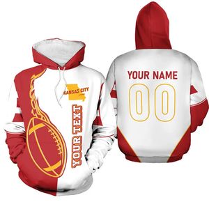 American Football Hoodie Men's Customized Pullover 3D Printed Hoodie Women's Harajuku Fashion Y2K Sweatshirt 231226