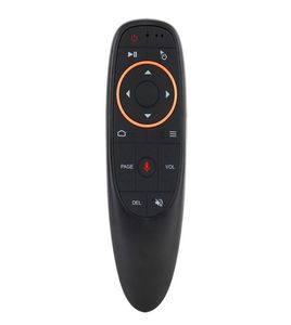 G10G10S Voice Remote Control Air Mouse with USB 24GHz Wireless 6 Axis Gyroscope Microphone Android TV Box9802067用リモコン