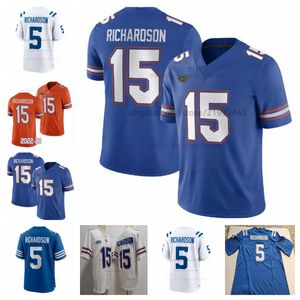 Anthony Richardson Jersey 5 Indianapolis Personalizado Costura Azul Branco Laranja Futebol Vários Tamanhos Mens Mulheres Juventude Jerseys