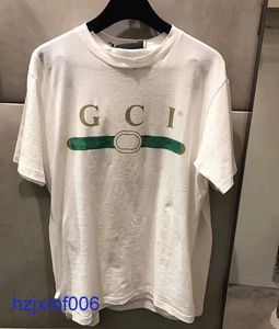 Gsuc Magliette da uomo Designer g T-shirt da donna di lusso Indossare Girocollo estivo Maniche corte che assorbono il sudore Uomini e donne in cotone traspirante Pr