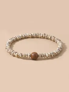 Filo OAIITE 8mm Preghiera buddista tibetana Bracciale con perline di legno Stella maschile Luna Bodhi Meditazione femminile Equilibrio Reiki Gioielli