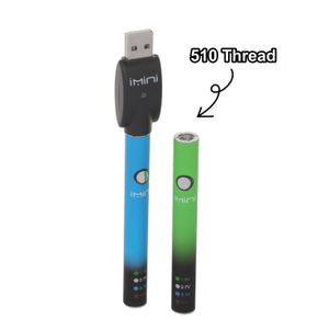 Ön ısıtma 510 iplik pil 380 mAh Değişken Voltaj Vape Sepet Pil USB Şarj Cihazı Buharlaştırıcı Kalem Kitleri Gizli 1ml/2ml Kartuşlar Atomizer Sepetler için Pil Kutusu