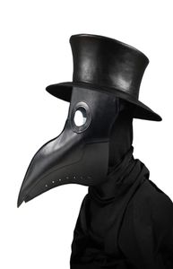 Nya pestdoktorsmasker Näbb Doctor Mask Long Nose Cosplay Fancy Mask Gothic Retro Rock Leather Halloween Beak Mask3020476