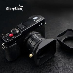 37 39 405 43 49 52 55 58 mm Square Shape Lens Hood for Fuji Leica Pentax Micro Single Camera 231226