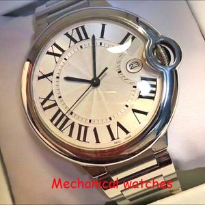 Hot Classic Balloon Watch Mens Watches Ceramic Bezel Neutral 33/36/42mm Luxury Automatisk mekanisk rörelse Designer Watch Wristwatch med låda