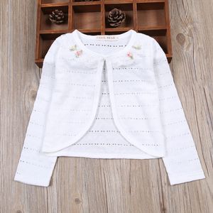 White Girl Cardigan Kids Spring Autumn Long Sleeve Cotton Sweater Girl For 1 2 3 4 6 8 10 11 Year Old Girls Omgosh 231226