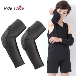 Elbow Pads for Kids Protective Gear Sports Safety Training Brace Elastic Arm Support Sleeve Bandage Basketball Volleyball 231227