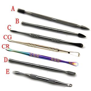 5pcs Stainless Steel Dab Tool Smoking Accessories Tools For Water Bong Glass Pipe Dry Herb Wax Oil Dab Pen Titanium Enail Kits Dab Oil Rig Glass Bong Dabber Starter Kit
