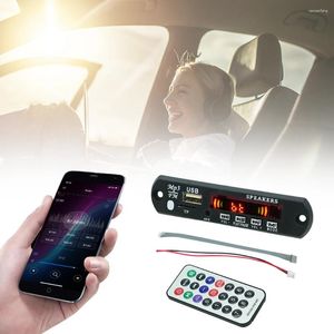 5/12V MP3 WMA Decoder Board USB TF FM Rádio Bluetooth Compatível 5.0 Wireless Music Player Módulo com controle remoto para carro