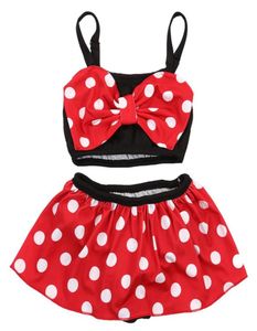 EST Baby Dzieci Dziewczyny Bikini Bow Bow Diece Dwuczęściowe stroje kąpielowe kąpielowe 0 5 Years Toddler Dziewczyna Girl Summer Bathing Suit 2205309625285