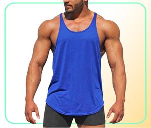 Muscleguys Gyms Tank Tops Mens Sportswear Undershirt Bodybuilding Men Fitness Clothing Y back workout Vest Sleeveless Shirt7563516