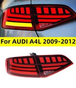 Автомодионированный задний фонарь для Audi A4L 2009-2012 Задних фонарей задний динамический сигнал поворота.