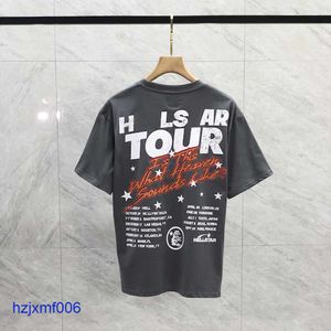 3TUSメンズTシャツMEICHAOハイストリートフレームサイドフェイスラウンドネック半袖TシャツTシャツデザイナー男性女性シャツ