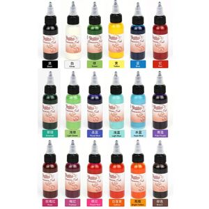 Machine Colorful Temporary Tattoo Pigment Airbrush Temporary Tattoo Ink Natural Safe Plant Pigments for Spray Pen Body Paint