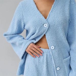 Women's Swimwear Beach Dress For Women Cover Up Swimsuit Clothes Pyjamas Set 2023 Snowflake Velvet Texture Relaxed Ladies Home Wear Solid