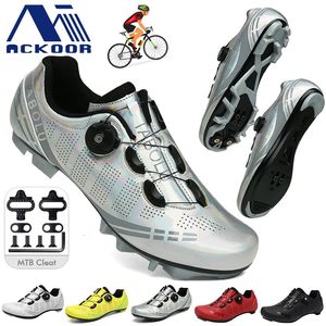 Cycling Sneaker Mtb Pedal Bicycle Shoes Flat Mountain Cycling Shoes Cleat Shoes Rb Speed Footwear Man Women Selflocking 231227