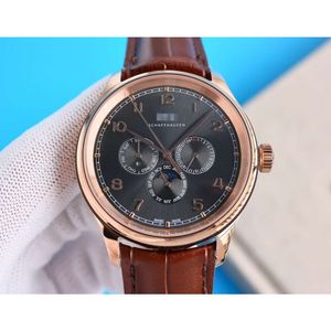 Designer Men Wrist Watch IWCS Orologio meccanico funzionale classico Designer multifunzione IWCS GUARDA ORDARARE LUSICO HIGHT QUALITÀ AUTOMAT 9T67