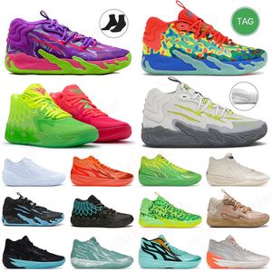 New Designer Basketball Shoes Mb.03 02 Mb01 Lamelo Ball Toxic Blue Hive Buzz City Rick Galaxy Rock Ridge Volt Blast Mens Womens Galaxy Outdoor Sneakers Trainers Size 12