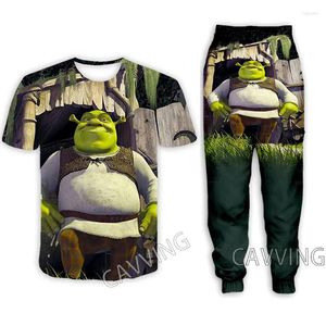 Männer Trainingsanzüge Shrek 3D Druck Casual T-shirt Hosen Jogging Hosen Anzug Kleidung Frauen/Sets