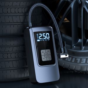 ZK20 Car Portable Air Pump Small Car Motorcycle Off-Road Vehicle Bicycle Basketball Football Digital Display Electric Air Pump