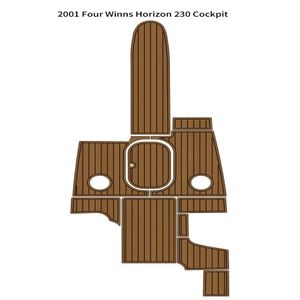 Akcesoria 2001 Four Winns Horizon 230 Cockpit Boat Eva Faux Teak Deck Pad Mat